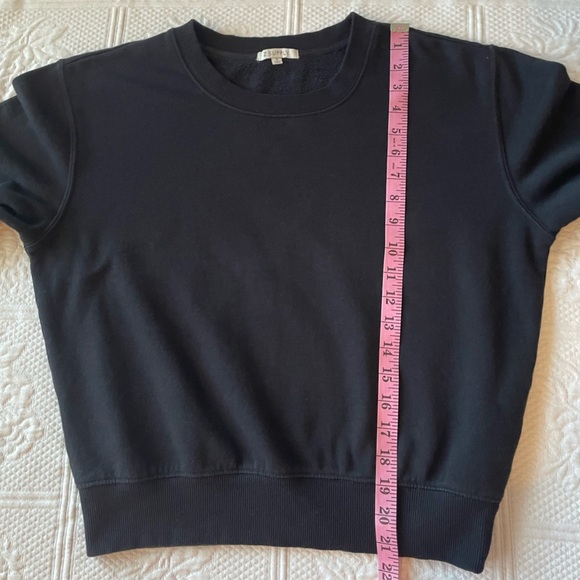 Z Supply Classic Crew Sweatshirt Black XS - Picture 9 of 11